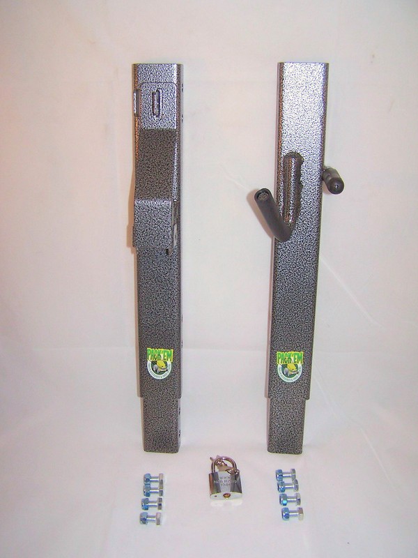Lockable OPEN Trailer 2-Place Trimmer Rack Landscape Holds 2 Trimmer- PK-6S/6S2 gallery