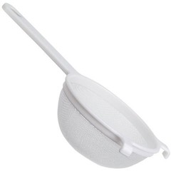 Plastic Nylon Mesh Strainer Colander with Handle, 6.50″, Fine Mesh Kitchen Sieve
