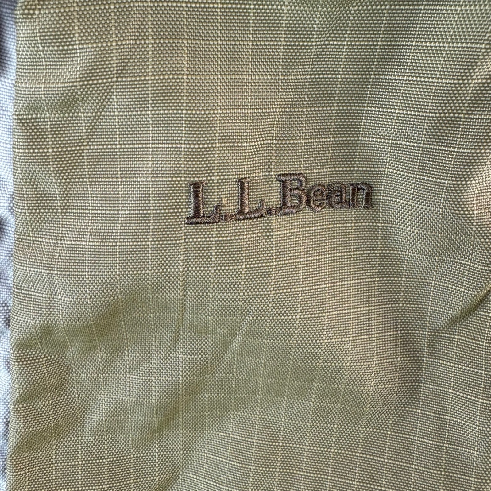L.L. Bean Lightweight Green Backpack Bag Soft Shell Large Outdoor 2
