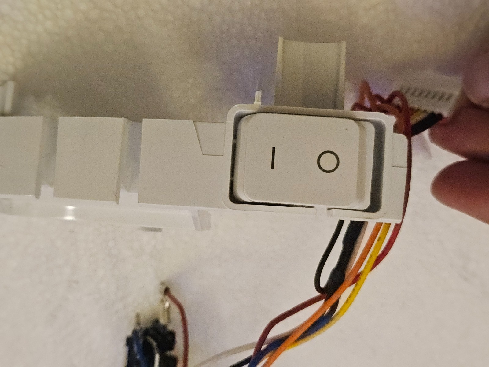 Samsung Jet Bot Power Switch Charging Contacts, Battery Cover Harness NO BATTERY gallery