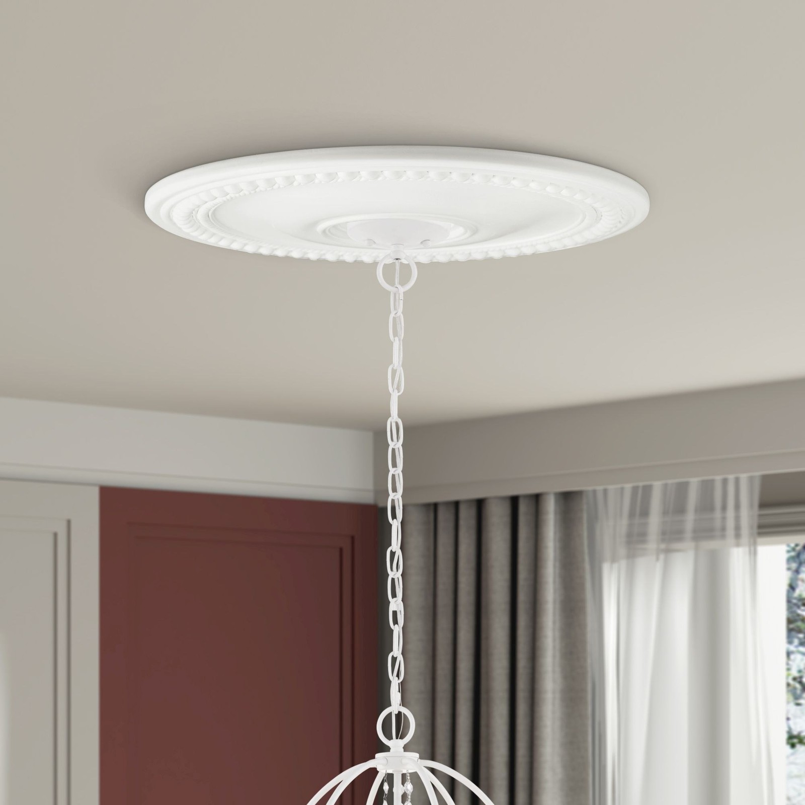 Used Livex Lighting 82075-03 Wingate - Ceiling Medallion - 24 Inches wide by 2 gallery