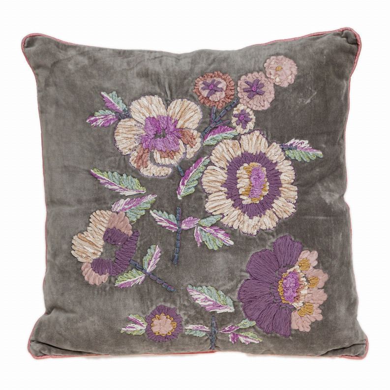 Parkland Collection Penelope Transitional Beige Pillow Cover With Poly Insert gallery