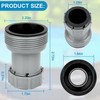 Pool Hose Adapter 1.5“ Connects to 1.25” Diameter Pool Valve for Intex 10722 gallery