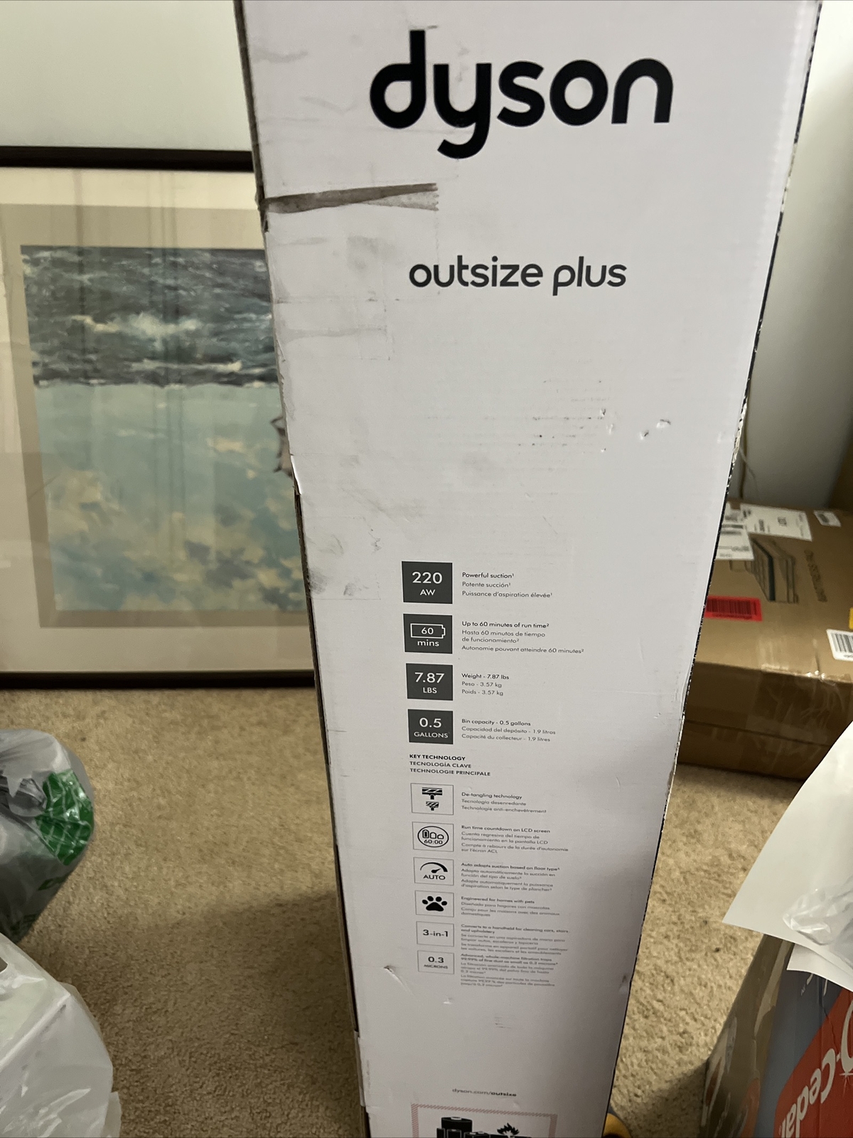DYSON Outsize Plus Cordless Stick Vacuum Cleaner Nickel Sv29* gallery