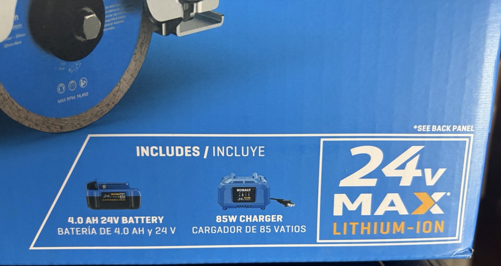 Kobalt 24V 4-in -Blade Cordless Handheld Tile Saw (Battery And Charger Included) gallery