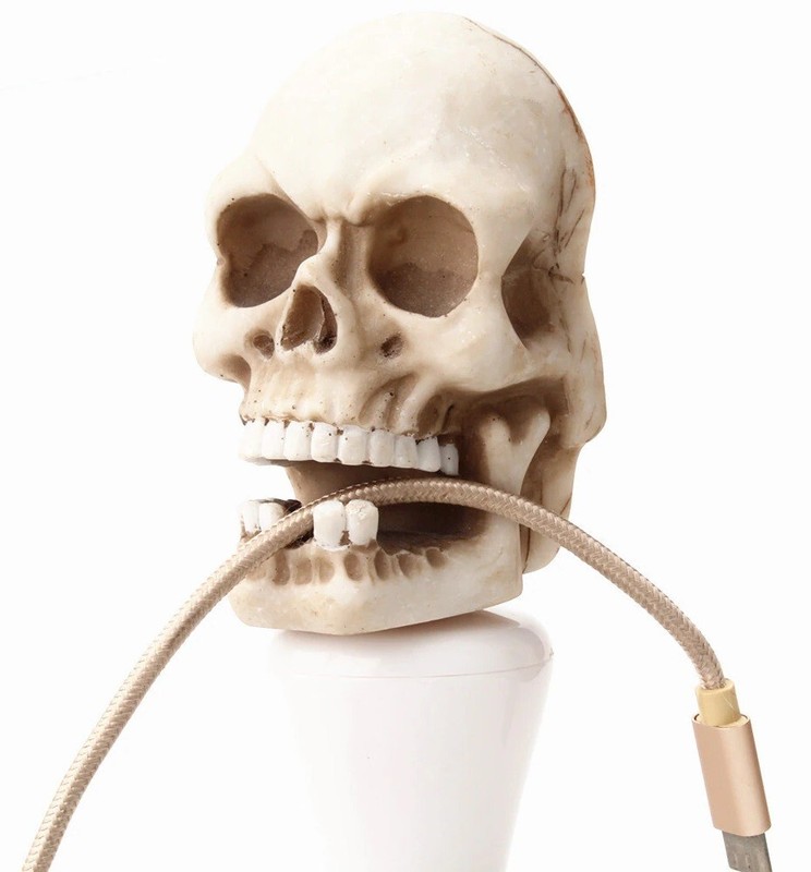 Skull Key Storage Hook Wall Mount Statue Fairy Sculpture Figurine Home Decor gallery