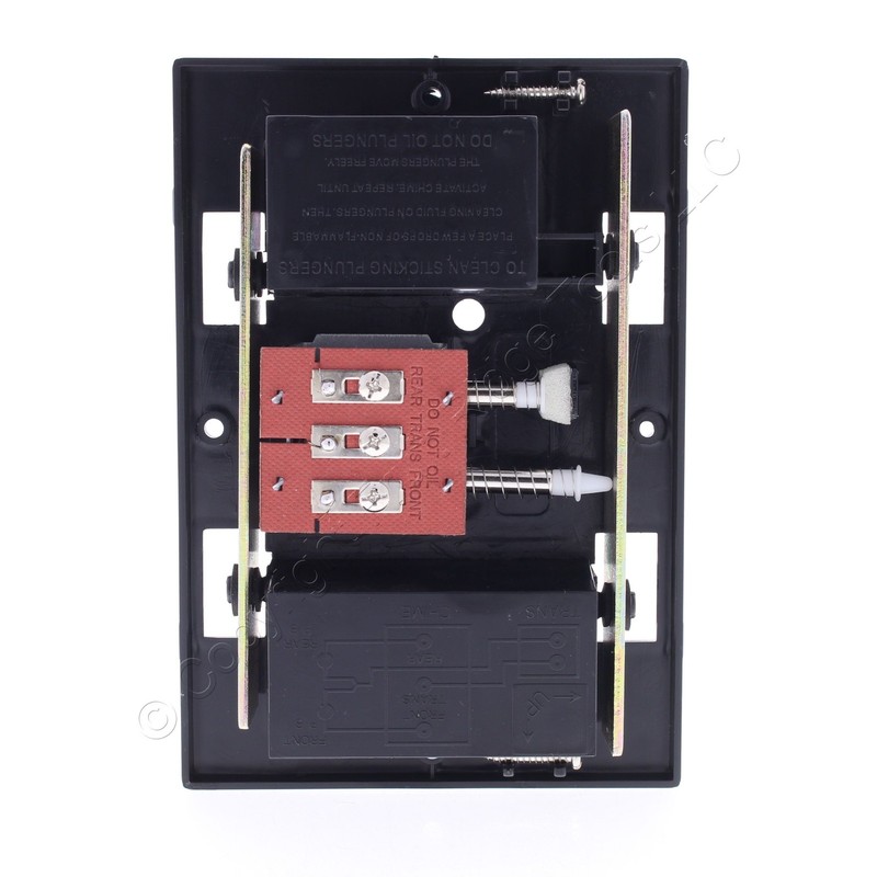 Teiber Bronze 2-Light Push Button Door Chime C102L-BZ gallery
