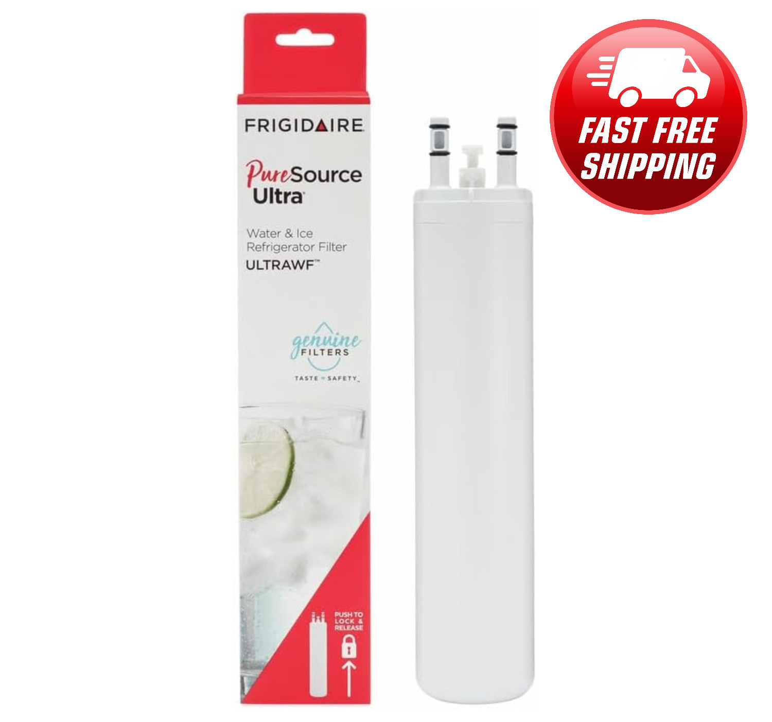FRIGIDAIRE ULTRAWF Pure Source Ultra Water Filter, Original, White, 1 Count gallery