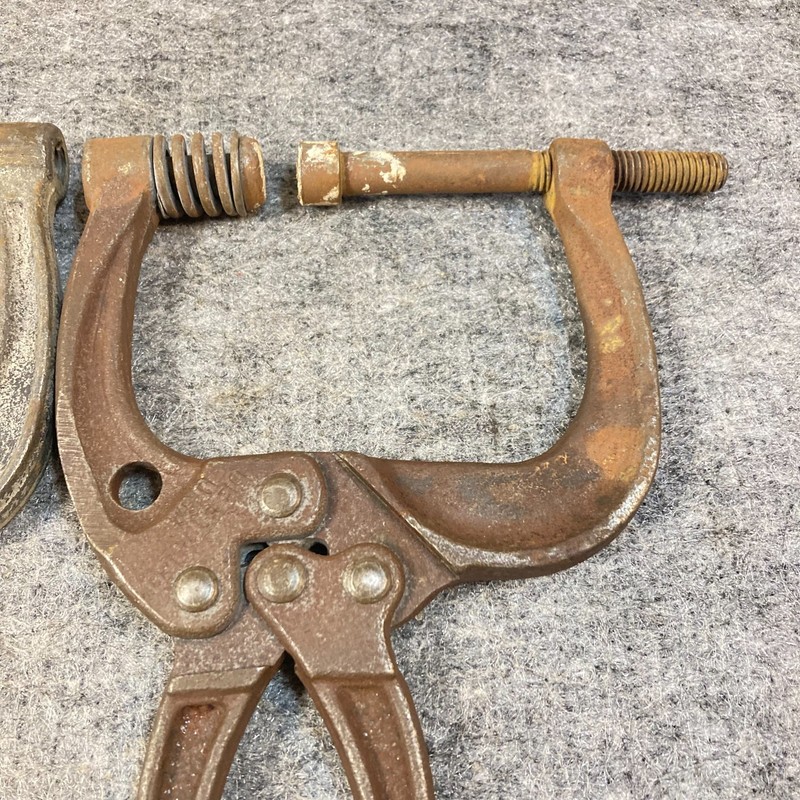 De-Sta-Co Welding Pliers Clamp Adjustable #474 USA gallery