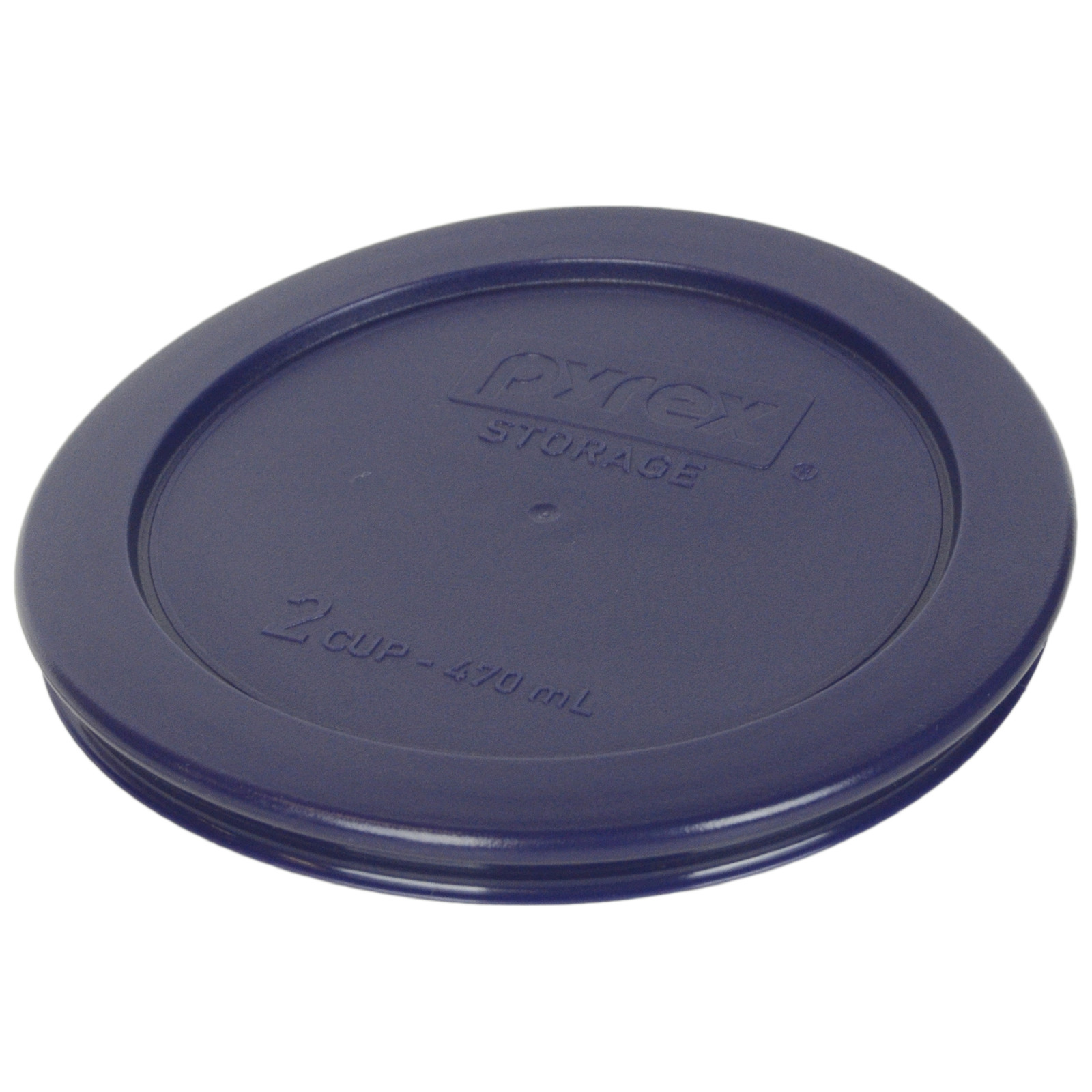 Pyrex 7200-PC Blue Plastic Storage Replacement Lid Cover, Made in USA (2-Pack) gallery