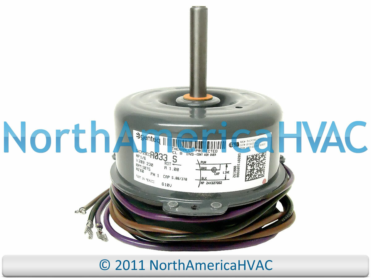 OEM Goodman Amana Janitrol Condenser FAN MOTOR 1/6 HP Fits B13400252 B13400252S gallery