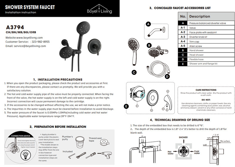 Single-Handle 35-Spray High Pressure Dual Shower Faucet in ORB (Valve Included) gallery
