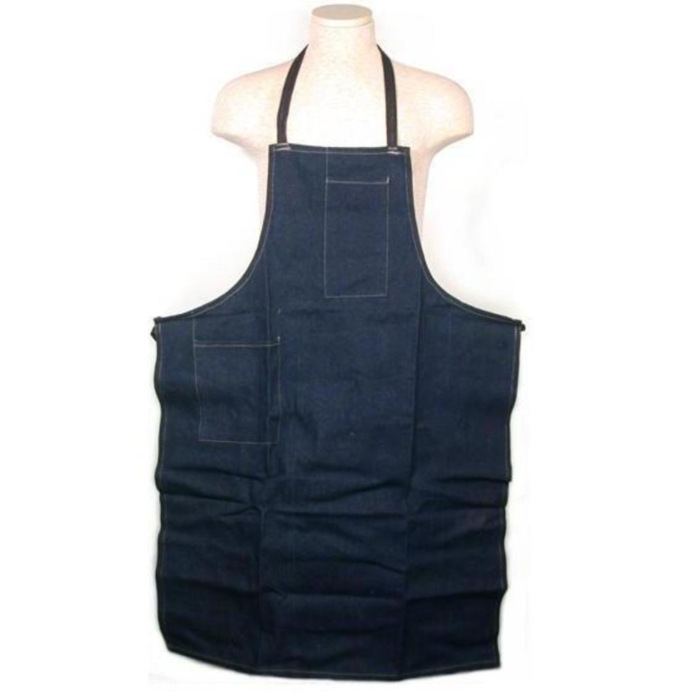 Apron Denim Bib 2 Pockets Work Shop Jewelers Workshop Hobby Craft Jewelry Tool gallery
