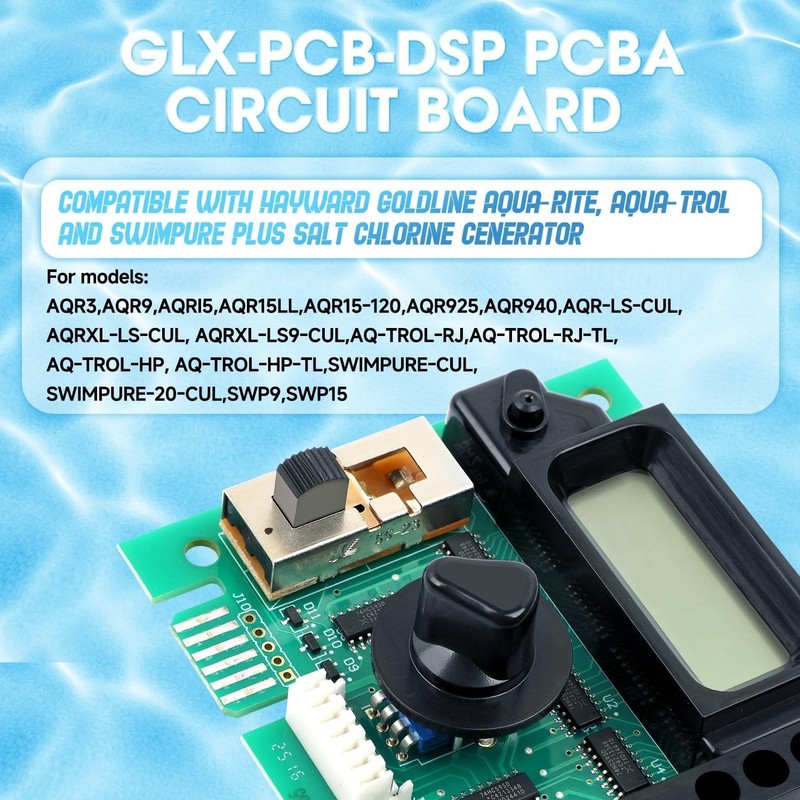 GLX-PCB-DSP Display board Compatible with Hayward Naturesoft Aqua-Rite NEW! gallery