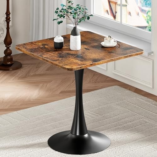 Dining Table, Square Dining Table for 2, 27.6" Dining Room Table for Small gallery