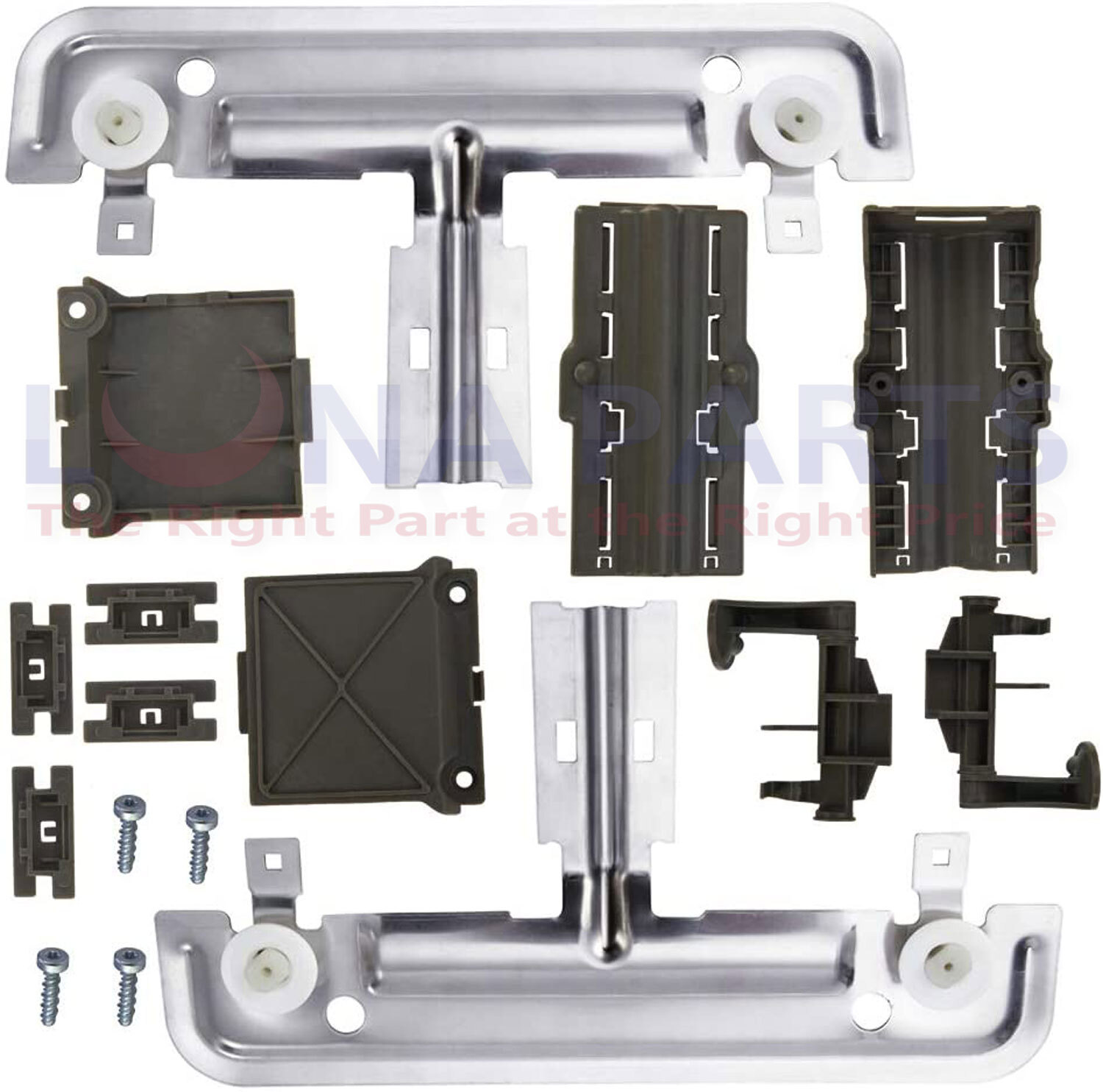 Whirlpool WDT970SAHZ0 Dishwasher Upper Top Dishrack Adjuster Kit gallery