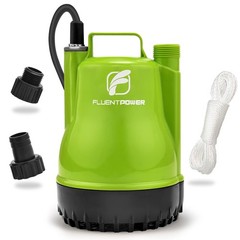 FLUENTPOWER 1/4HP Utility Pump 1900GPH Portable Submersible Sump Pump, Manual…