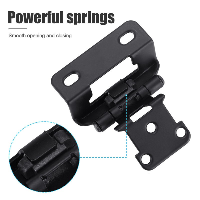 1/2" Overlay Semi Partial Wrap Kitchen Cabinet Hinges Self Closing Cabinet Hinge gallery