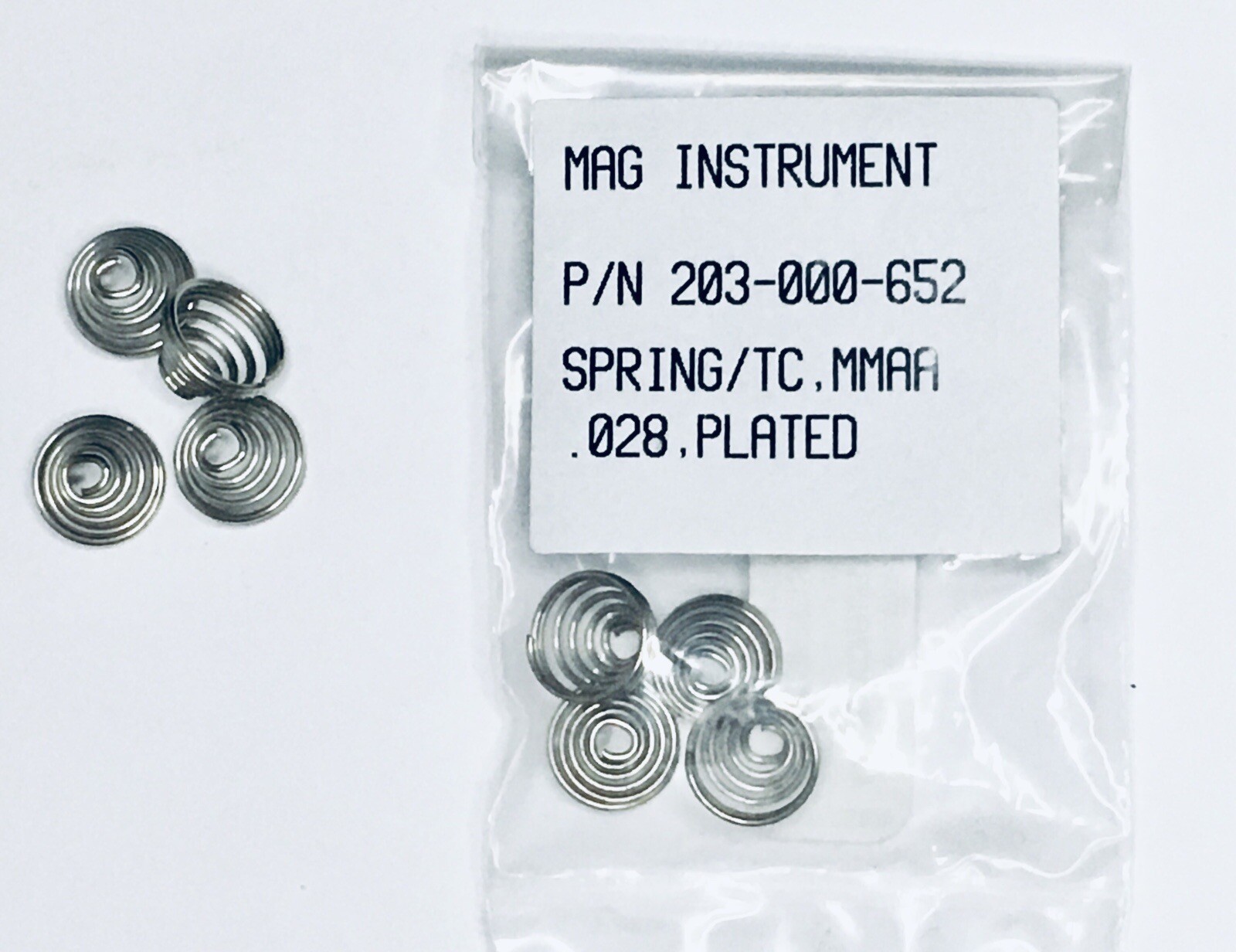 4 Pack AA Mini Maglite Replacement Battery Contact Spring # 108-000-044 gallery