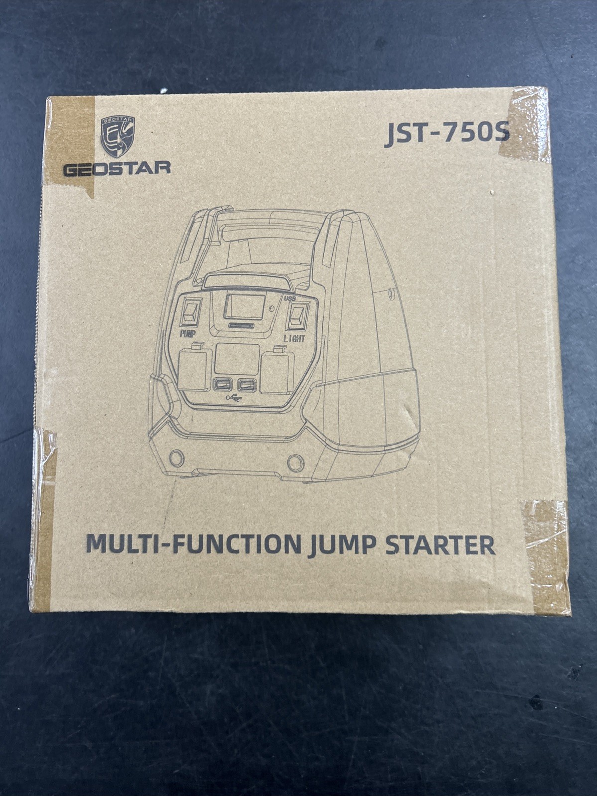 Rechargeable Jump Starter For Gas Diesel Vehicles - 1800 Amps With Air Compresso gallery
