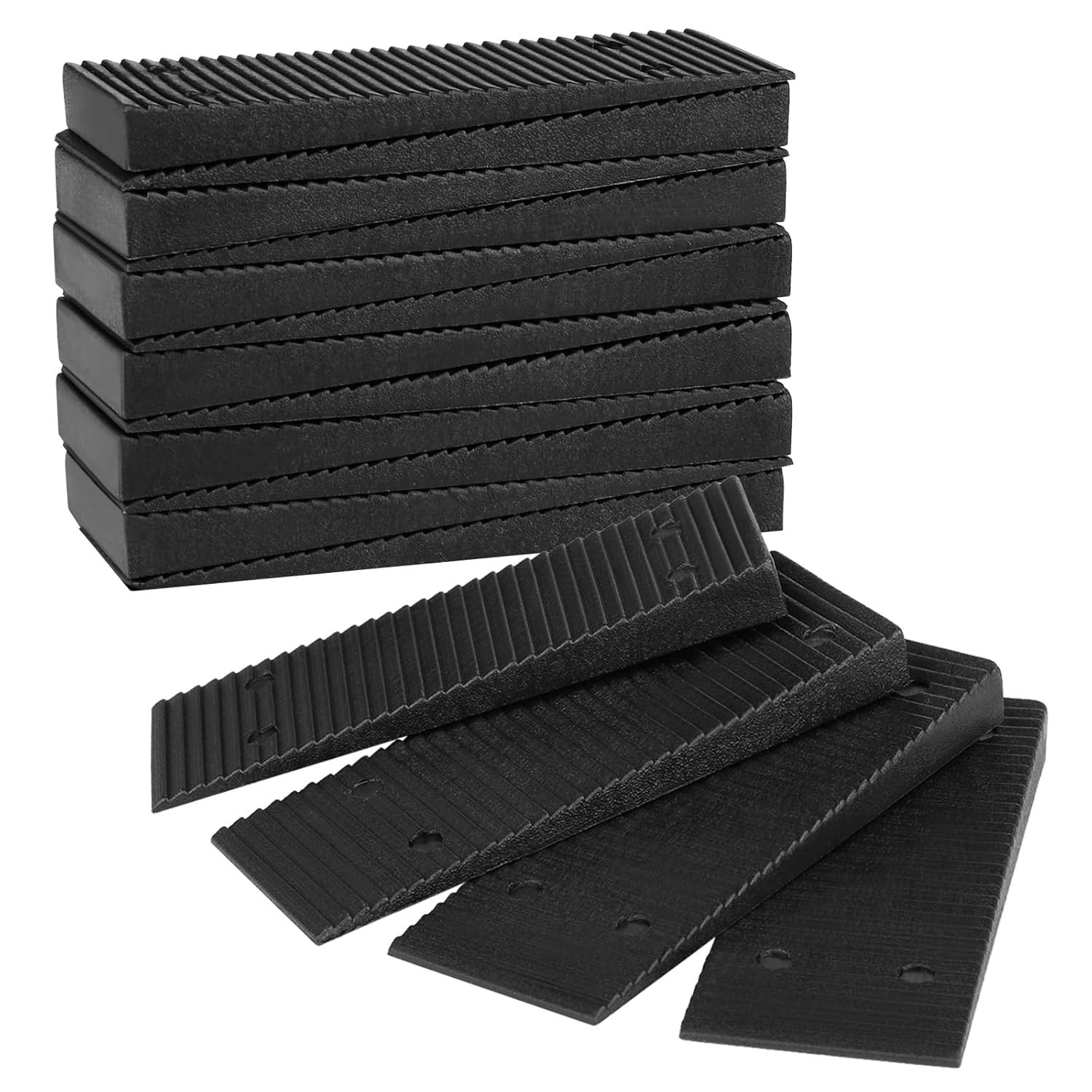Composite Shims for Indoor/Outdoor Use, 16 Pack Heavy Duty Plastic Shims Wedges gallery