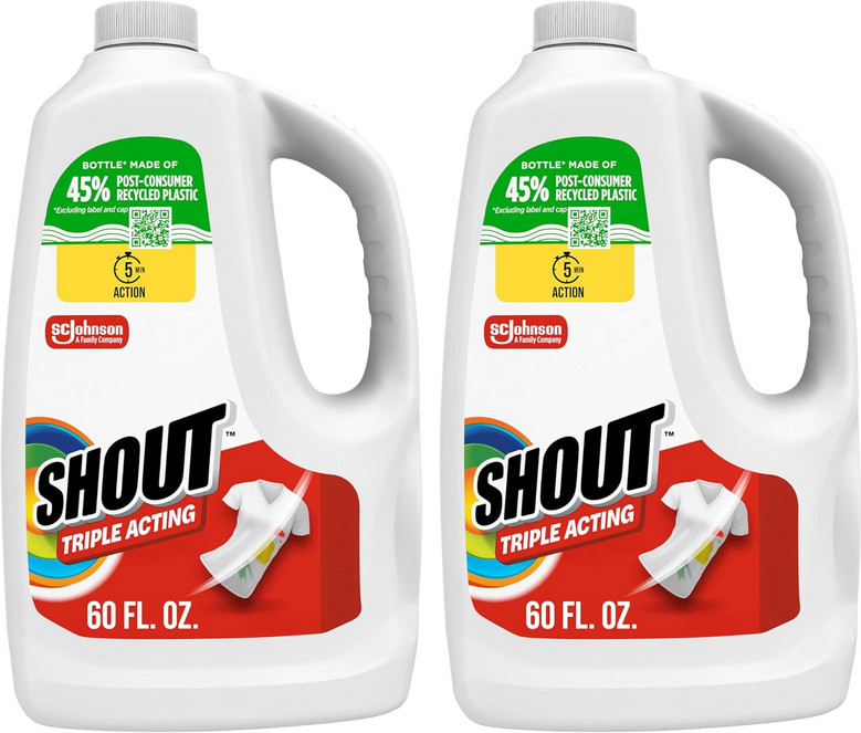 Shout Triple-Acting Refill, Laundry Stain Remover, 60 fl oz (2 Pack) gallery