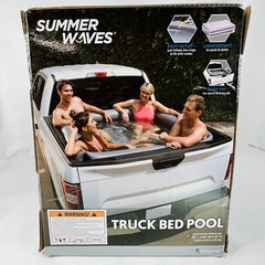 Summer Waves Inflatable Truck Bed Pool (66 In x 62 In x 21 In) Short Bed Trucks