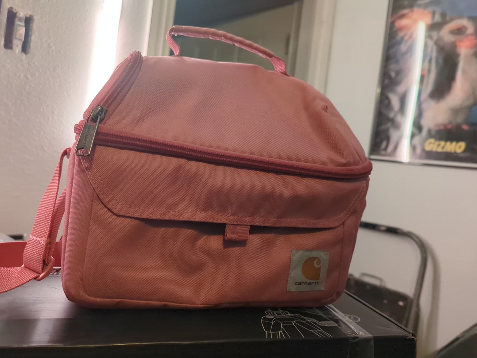 Carhartt Insulated Two Compartment Lunch Cooler Bag Rose Tint gallery