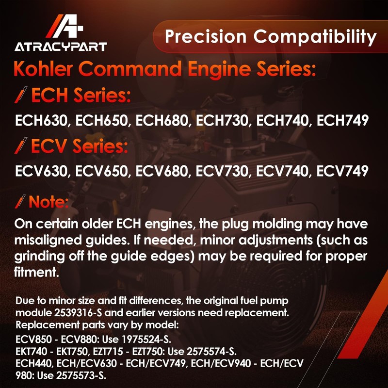 Fuel Pump Module with Filter Wire for Kohler EFI Command Engines gallery