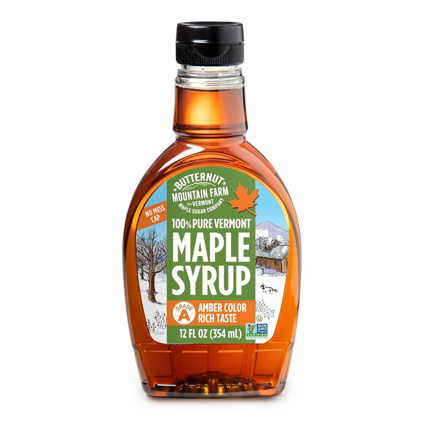 Vermont Maple Syrup, Grade A Amber Rich - Gluten-Free and 12 Fl Oz gallery
