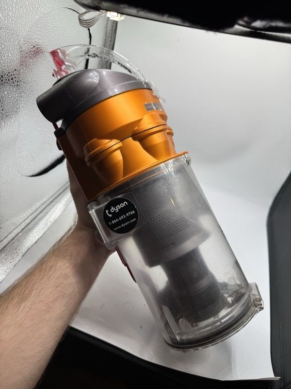 Dyson DC24 Multi Floor Vacuum Orange Cyclone Canister Dirt Dust Bin OEM gallery