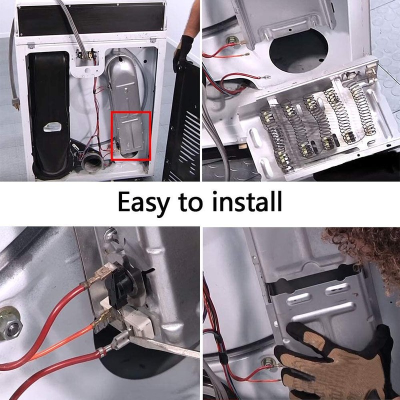 Dryer Heating Element Assembly Replace For Whirlpool 279838 398064 3403585 gallery