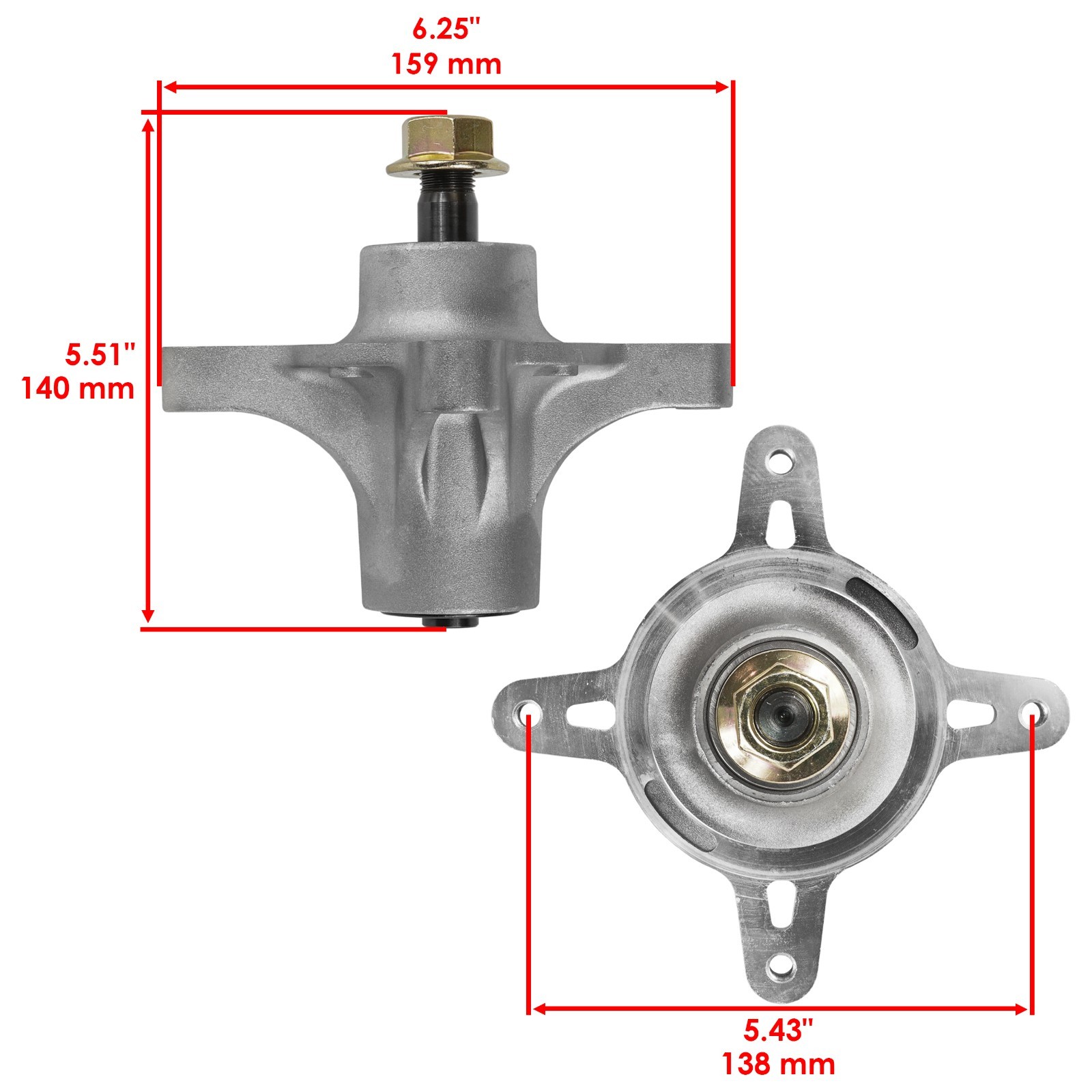 42" Deck Spindle & Pulley for Toro SS4260 SS4200 SS4216 SS4235 74616 SS4225 gallery