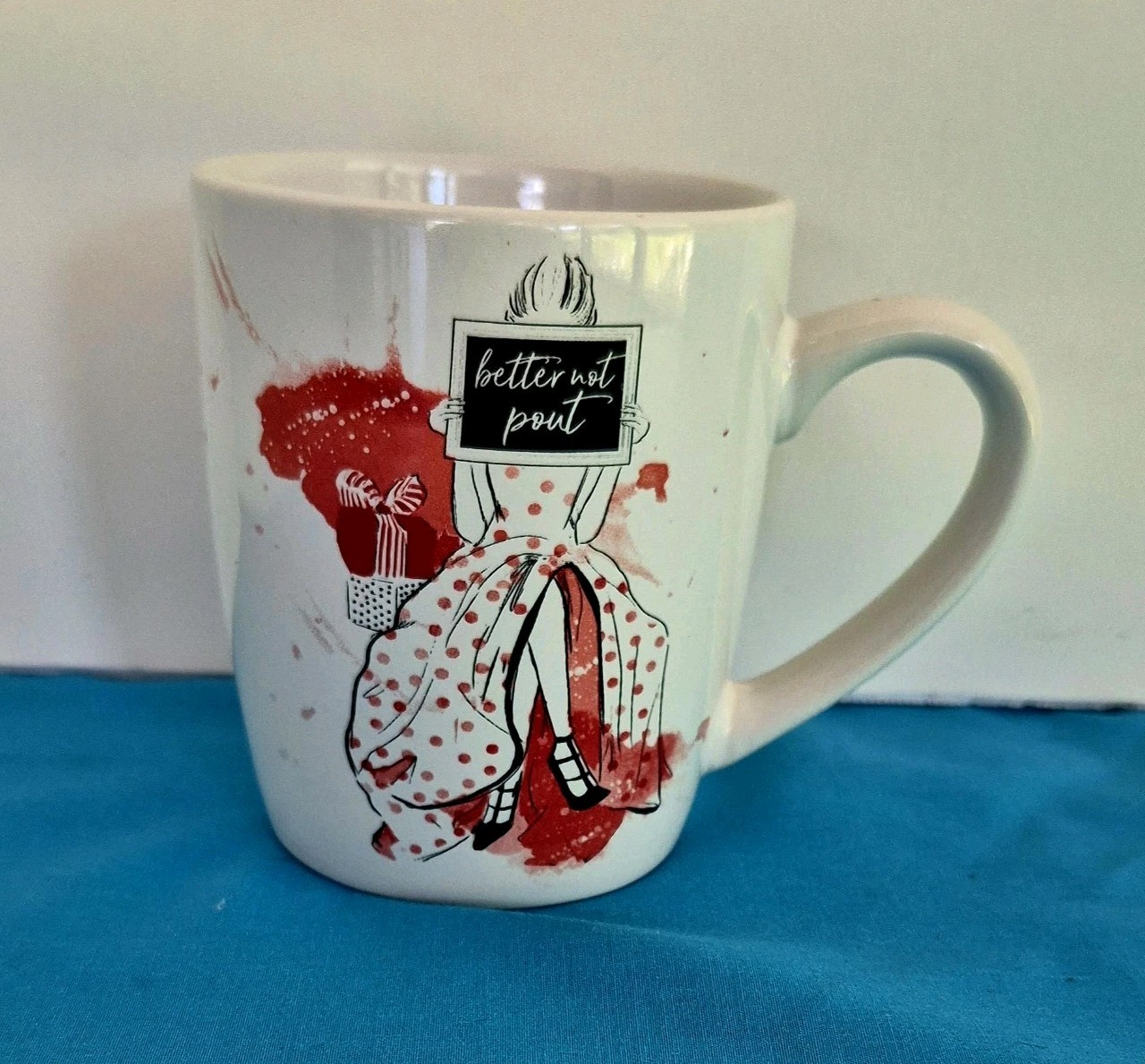 Better Not Pout Mug Coffee Tea Stoneware Certified International Kitchen gallery