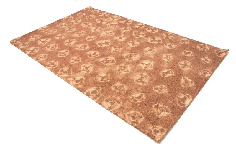 Rusty Brown 5x8 Hand-Tufted Wool Tie-Dye Rug Modern Entryway Decor Carpet gallery