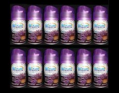 12 Wizard Automatic Spray Refill Freshly Picked Lavender 5 oz.FIT GLADE AIRWICK