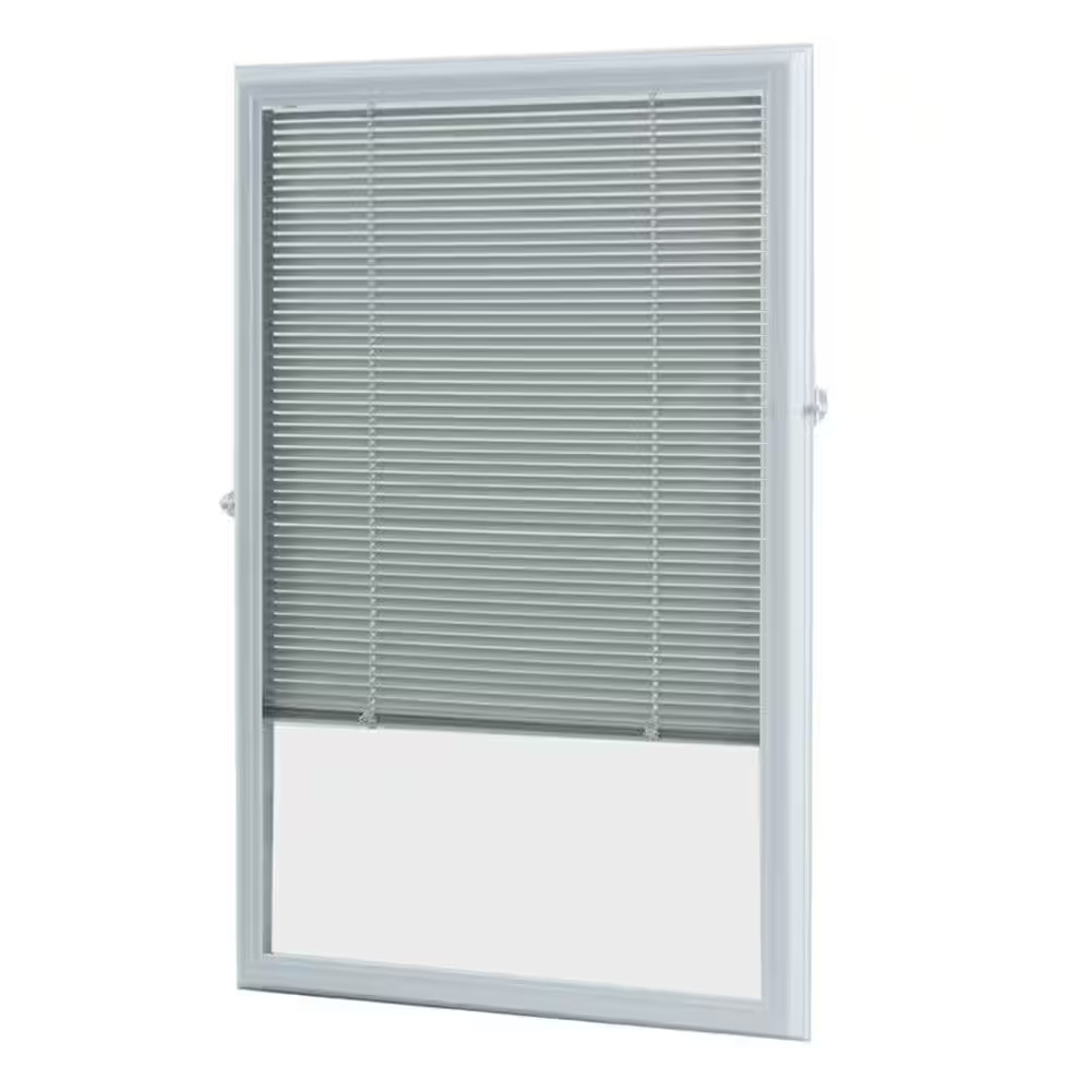 White Cordless Add-On Blinds for Raised Frame Doorglass 23-3/4 In. Width X 37-3/ gallery