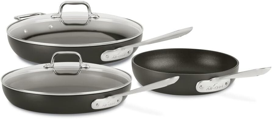 All-clad HA1 Hard Anodized Cookware Sets (Your Choice of HA1 5pc, 10pc and 13pc) gallery