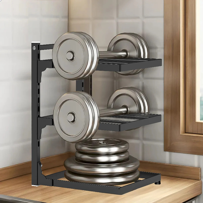 Adjustable Kitchen Storage Rack Multi Tier Pot Shelf Under Sink Organizer gallery
