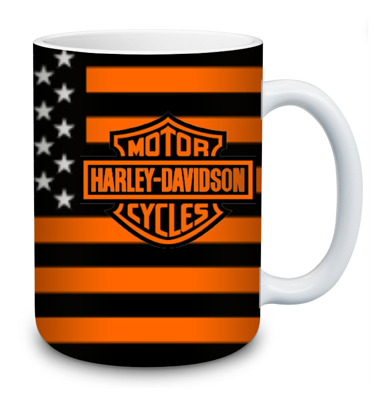 15oz Harley Davidson Motor Accent Coffee Mug, Coffee Mug, Harley D Mug gallery