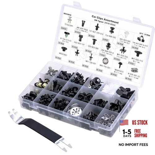 for VW Audi Interior & Exterior Clips Assortment - Tiguan 2016-2024 - 318pcs gallery