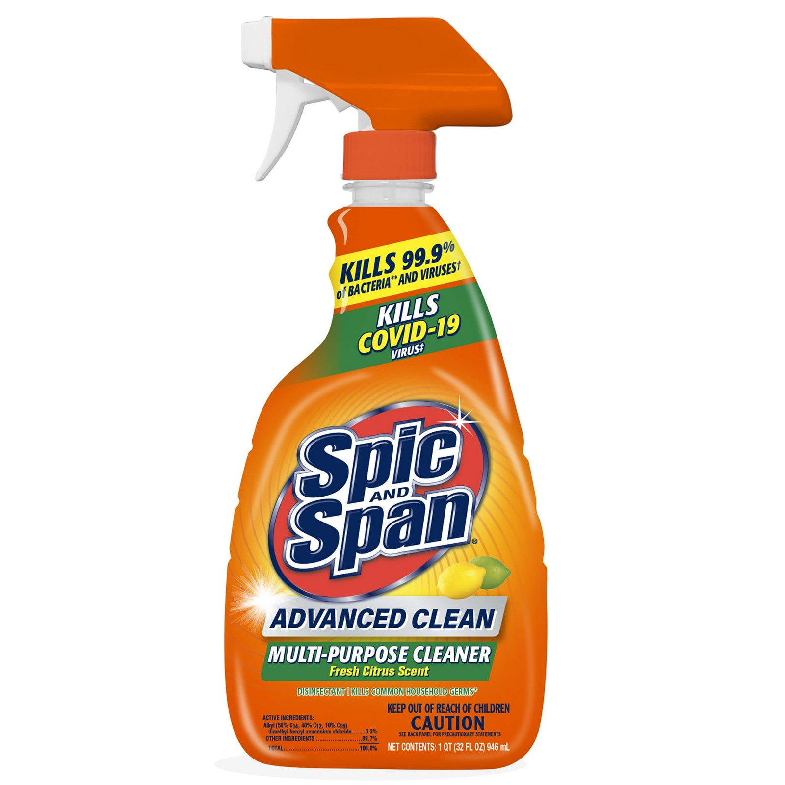 Spic And Span Advanced Clean Multi-Purpose Spray Cleaner 32 oz gallery