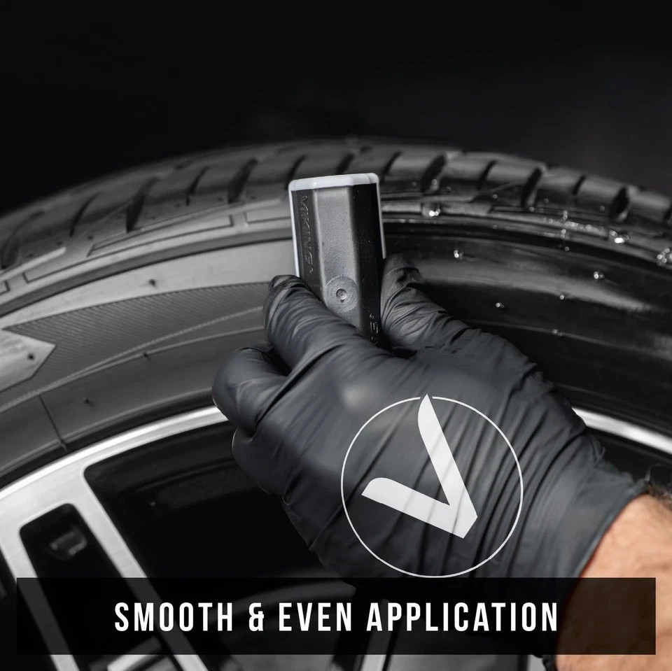 VIKING Tire Shine Applicator Brush, Automotive Dressing Black gallery