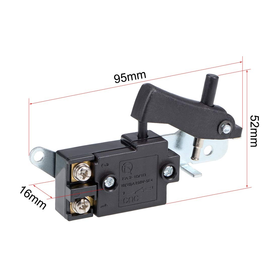 uxcell Trigger Switch FA2-7 or FA2-10 for PH65A FA2-10/1B 250V/10A gallery