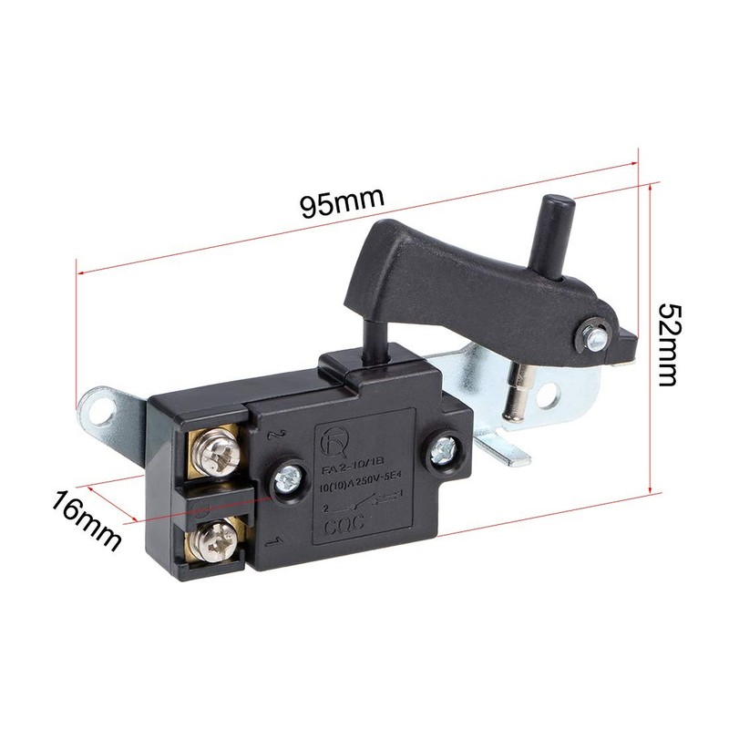uxcell Trigger Switch FA2-7 or FA2-10 for PH65A FA2-10/1B 250V/10A gallery