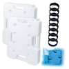 2 Pack Pool Ladder Weights, Heavy Duty 52LBS HDPE Pool Step Weights to Prevent gallery