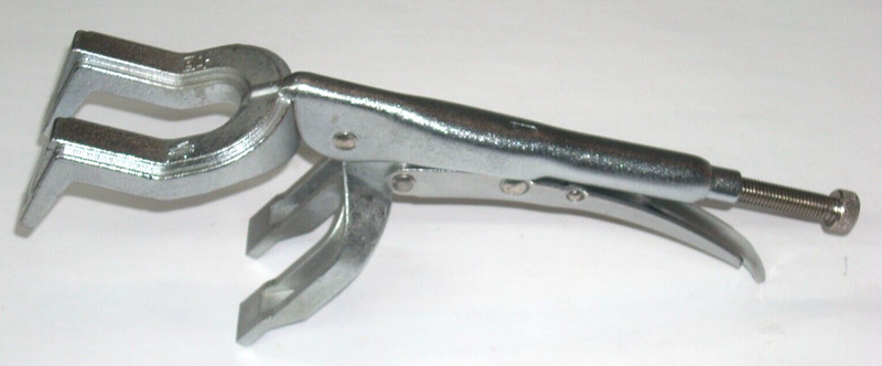 Welding Pipe Holding Clamp Locking Pliers 11 in Long Holds 3/8-3 in OD Pipe gallery