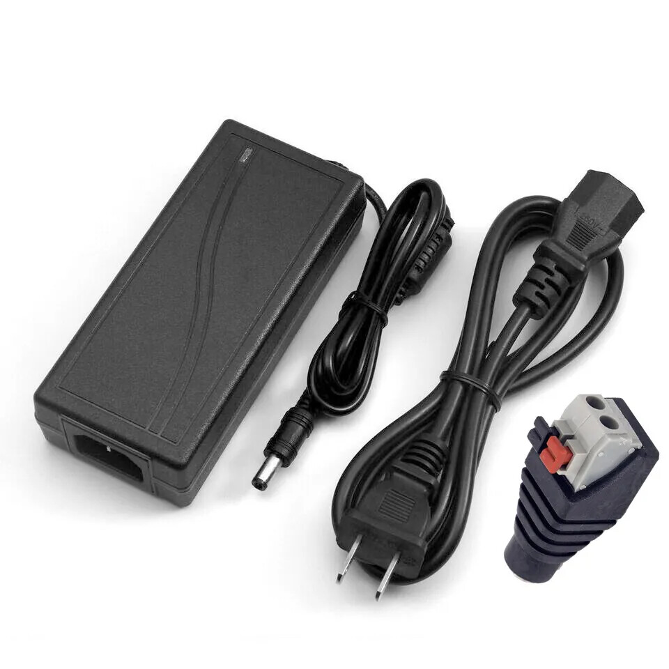 AC/DC 12V 5A Power Supply Adapter Transformer For 5050/5630 LED Strip Light 60W gallery