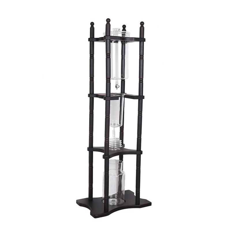 Cold Drip Coffee Maker, Cold Brew Coffee Tower Slow Drip Cold Brew Maker Brown gallery