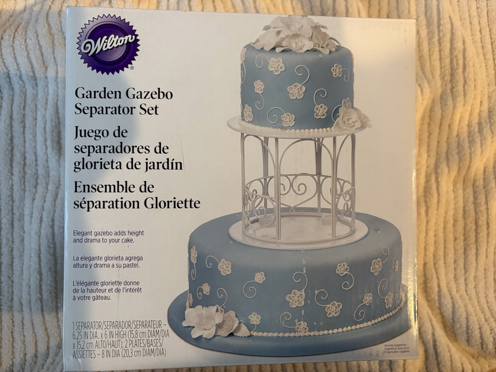 Wilton Garden Gazebo Separator Set Cake Plates gallery